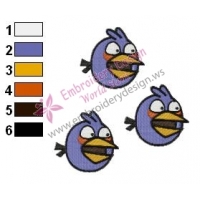 Angry Birds Embroidery Design 04